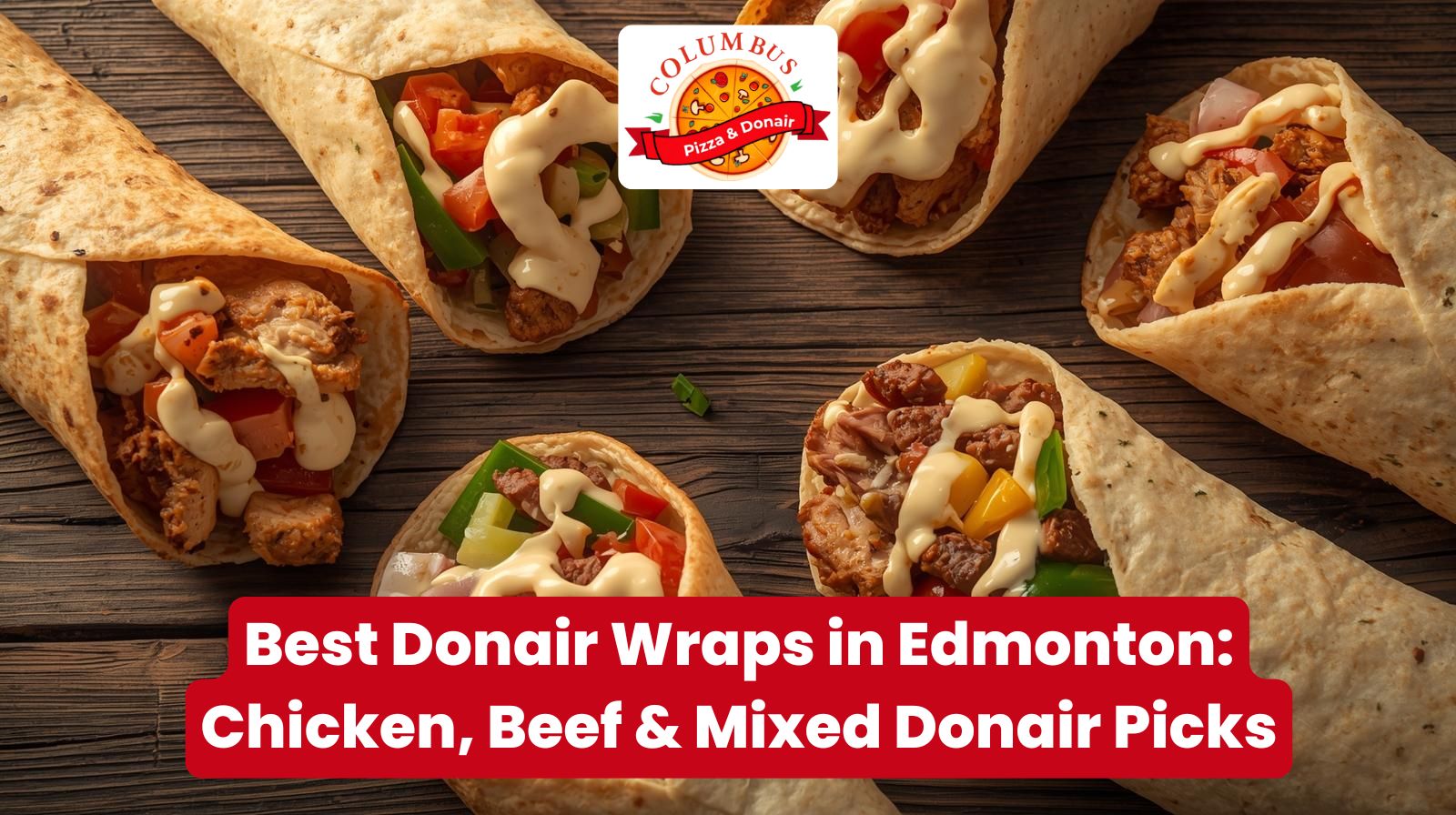 best pizza and donair Edmonton at Columbus Pizza & Donair